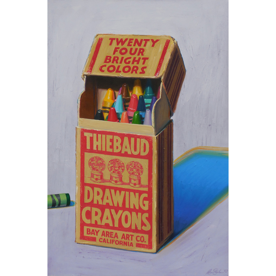 Thiebaud Drawing Crayons by Ben Steele