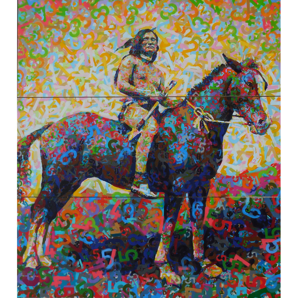 Warrior On Horse by Ben Steele