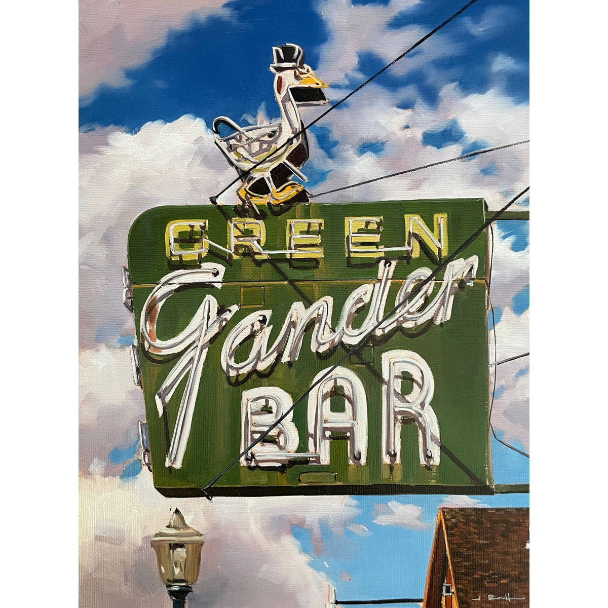 Green Gander by James Randle